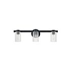Eglo 207037a Bedminster Noir mat Lampe de salle de bain