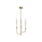 Eglo 207265a Calle 3-lumières Laiton LED Suspendu