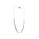 Eglo 207278a Ayers 1-lumière Champagne LED Suspendu