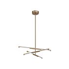 Eglo 207279a Overture 6-lumières Champagne LED Suspendu