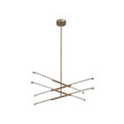 Eglo 207281a Overture 8-lumières Champagne LED Suspendu