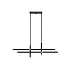 Eglo 207295a Manhattan 12-lumières Noir mat LED Suspendu