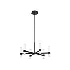 Eglo 207311a Ristretto 12-lumières Noir mat LED Suspendu