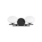Eglo 207391a Julep Noir mat Lampe de salle de bain