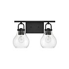 Eglo 207635a Mansfield Noir mat Lampe de salle de bain