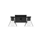 Eglo 207662a Gilford Noir mat Lampe de salle de bain