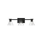 Eglo 207663a Gilford Noir mat Lampe de salle de bain