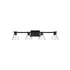 Eglo 207664a Gilford Noir mat Lampe de salle de bain
