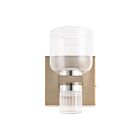 Eglo 207674a Amelia 2-lumières Champagne LED Lampe de salle de bain