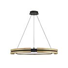 Eglo 207774a Grazia 1-lumière Noir et or LED Suspendu