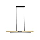 Eglo 207775a Grazia 2-lumières Noir et or LED Suspendu