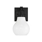 Eglo 207849a Mansfield Noir mat Lampe de salle de bain
