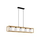 Eglo 390102A 40W Noir et marron Suspendu