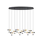 Eglo 390342A 25W Noir LED Suspendu