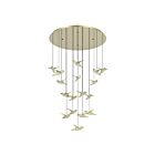 Eglo 390398A 17-lumières 51W Laiton Suspendu