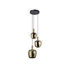Eglo 390465a Fruitera 1-lumière 13.1W Blanc et or LED Suspendu