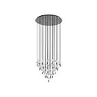 Eglo 390493a Comareira 43-lumières 90.3W Blanc et or LED Suspendu