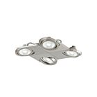 Éclairage sur rail LED Eglo Brea 39251A 20W Nickel satiné