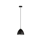 Suspendu Eglo Mareperla 39488A 1-Lumière Effet noir et cristal 60W