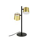 Lampe de table Eglo Altamira 39986A 10.6W 2-Lumières Noir et Laiton