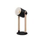 Lampe de table Eglo Hornwood 43047A 40W 1-Lumière Noir et crème