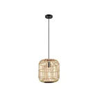 Suspendu Eglo Bordesley 43216A 1-Lumière Noir 60W