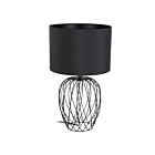 Eglo 43653A 60W Noir LED Lampe de table