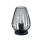 Lampe de table Eglo Newtown 49481A 60W 1-Lumière Noir