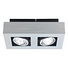 Eglo 89076A 70W Chromé et Noir Halogène Réglable Éclairage sur rail