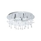 Plafonnier Eglo Ocondo 93053A 5-Lumières Chrome