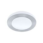 Plafonnier Eglo Led 93287A 1-Lumière Blanc et aluminium brossé