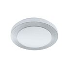 Plafonnier Eglo Led 93288A 1-Lumière Blanc et aluminium brossé