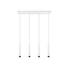 Suspendu Eglo Raparo 93797A 4-Lumières Blanc 16.8W
