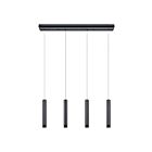 Suspendu Eglo Raparo 93925A 4-Lumières Nickel Néron 16.8W