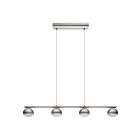 Suspendu Eglo Lombes 94299A 4-Lumières Nickel satiné 16.8W