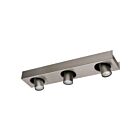 Éclairage sur rail LED Eglo Robledo 96607A 15W Nickel satiné et noir