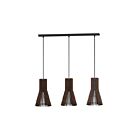Suspendu Eglo Atenza 96702A 3-Lumières Noir 180W