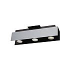 Éclairage sur rail LED Eglo Viserba 97396A 15W Aluminium blanc et noir