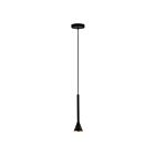 Suspendu Eglo Cortaderas 97604A 1-Lumière Noir et or 20W