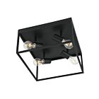 Plafonnier Eglo Silentina 98334A 4-Lumières Noir