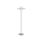 Eglo 98389A 60W Blanc et nickel satiné Lampadaire