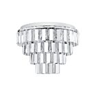 Eglo 99093A 40W Chrome Montage semi-encastré