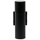 Applique murale cylindrique Eiko CWSP4S-20W-8CCT3-UNV-PC-BK température CCT au choix Noir 20W