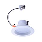 Ensemble encastré à LED de 4 po Eiko DK4-13W-11-827-D-120-W-B 13w 4" blanc