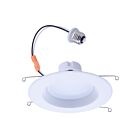 Ensemble encastré à LED de 5/6" po Eiko DK6-18W-15-827-D-120-W-B 18w 5/6" blanc