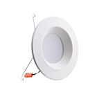 Encastré retrofit 6" Eiko RDR6-PS17-9FCCT-120DTWHB blanc