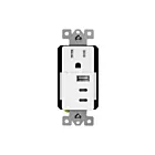 Enerlites 61150-A2C5-CU-W 15A Blanc Réceptacle