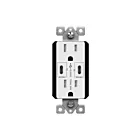 Enerlites 61501-2C-PD36-W 15A 125V Blanc Réceptacle