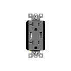 Enerlites 62001-TR2USB-CC-GY 20A 125V Gris Réceptacle
