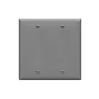 Enerlites 8802M-GY Couvercle vide Plaque murale bi-groupe